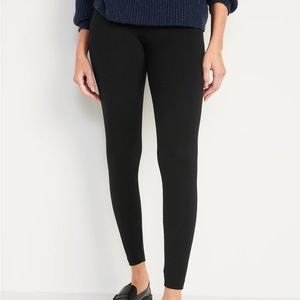 Old Navy Black Jersey Leggings Bundle of 4 Size M